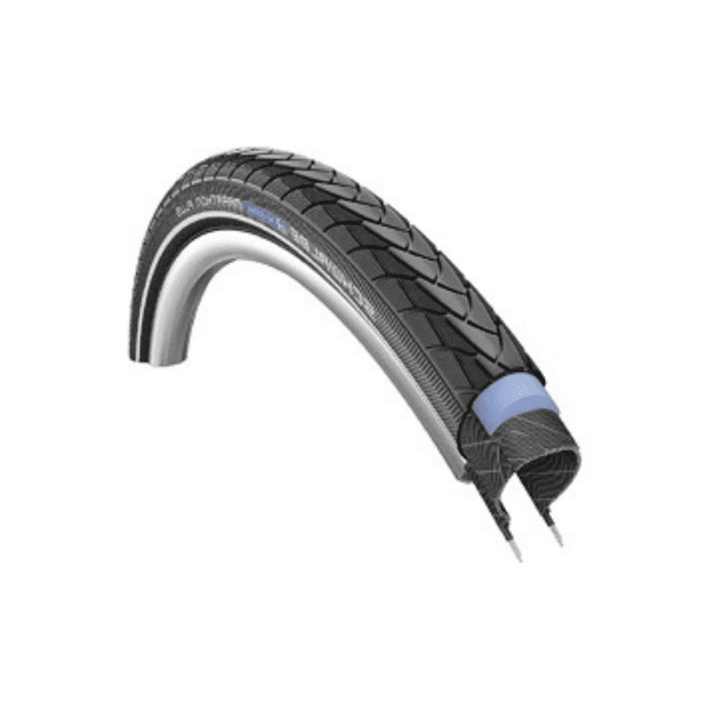 Schwalbe Marathon plus (Smartguard 5mm anti-lek), Zwart met reflectie, 28x1.40, ETRTO 37-622