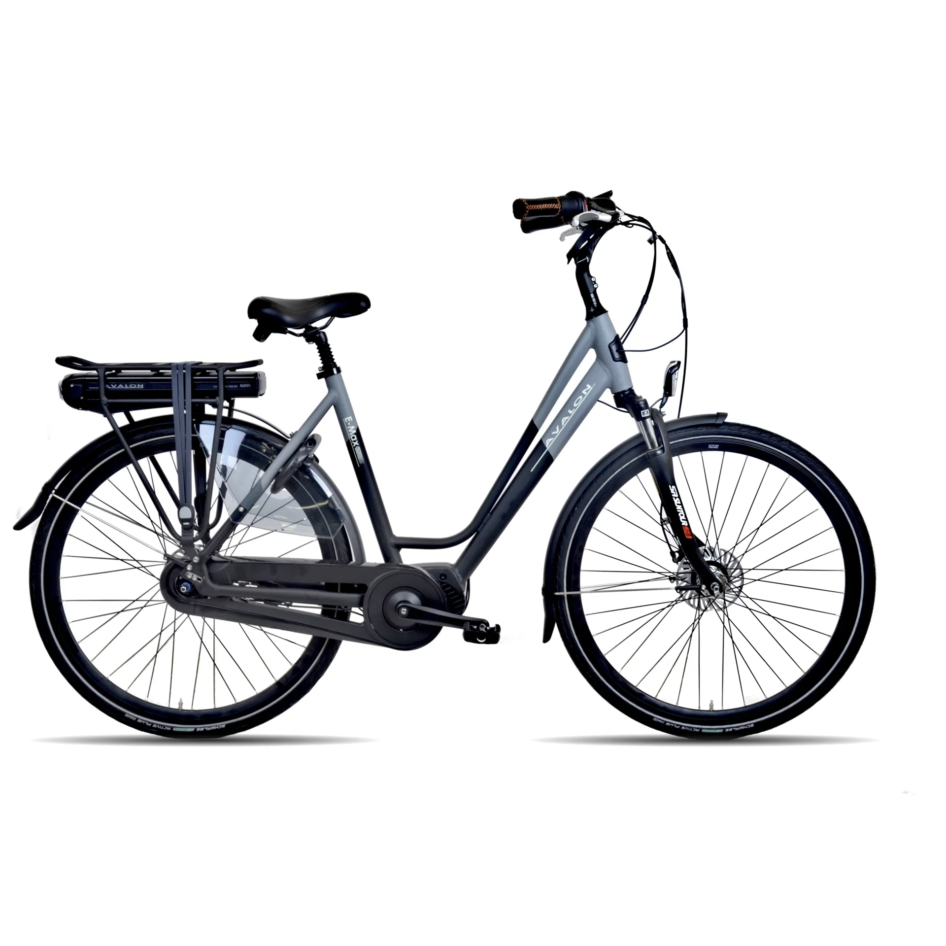 AVALON E-MAX N7 zwart/grijs mat D54cm